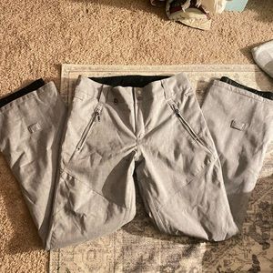Roxy light grey snow pants